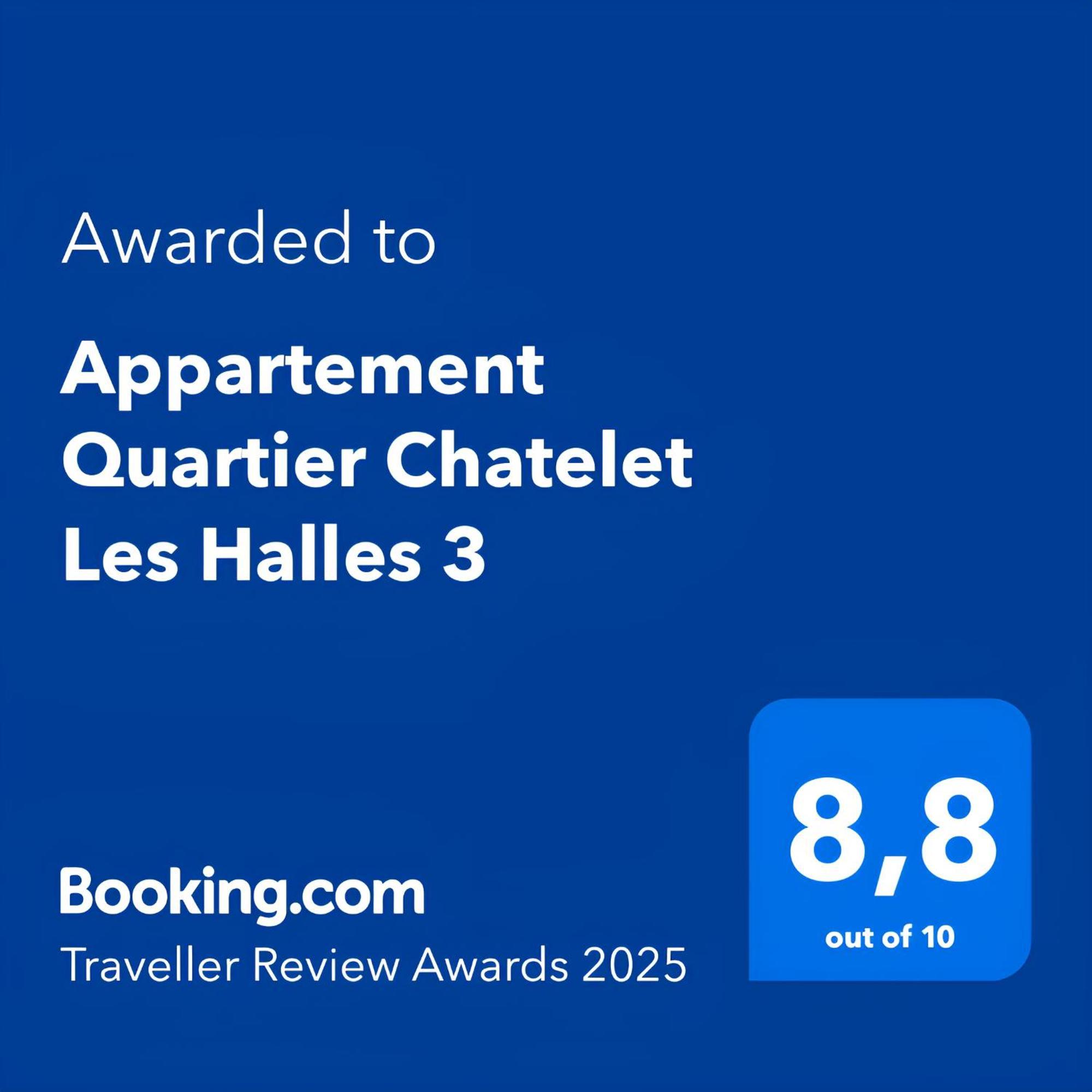 Appartement Quartier Chatelet Les Halles 3 Free Netflix Paris Bagian luar foto