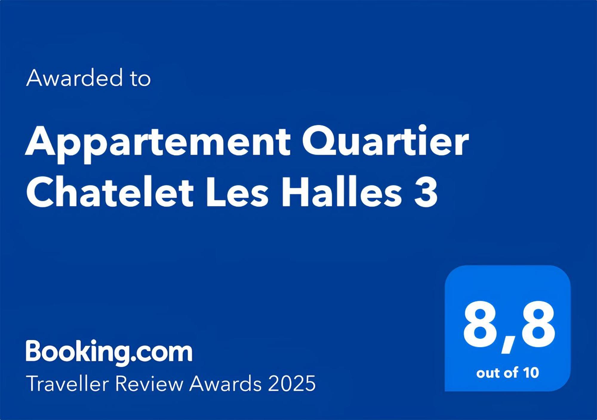 Appartement Quartier Chatelet Les Halles 3 Free Netflix Paris Bagian luar foto